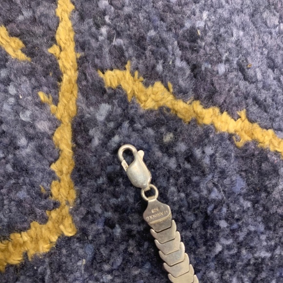 925 Bracelet Marked Stargold 6 3/4” w/Lock - Picture 2 of 4